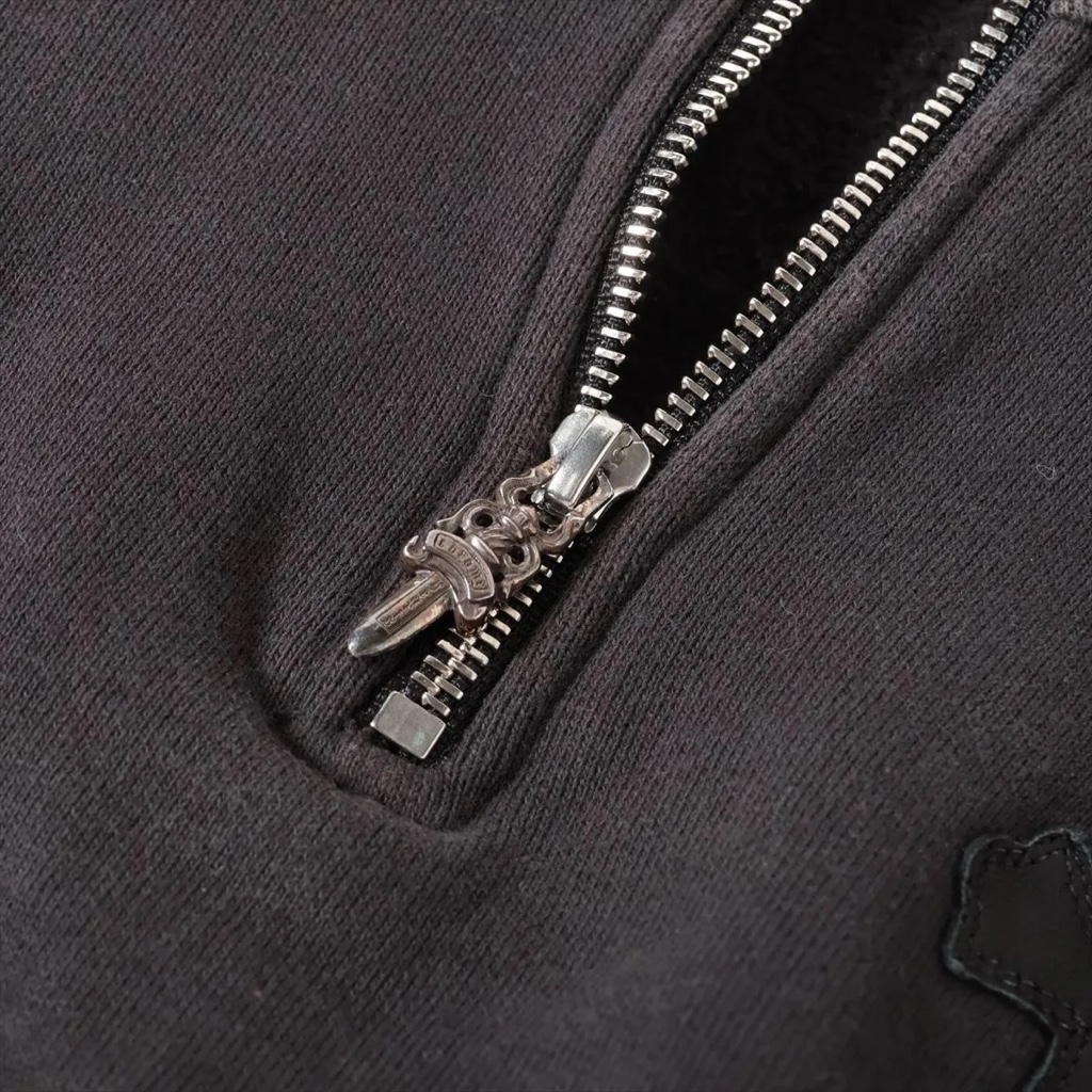 超希少◇Chrome Hearts クロムハーツ Y NOT クロスパッチハーフジップ