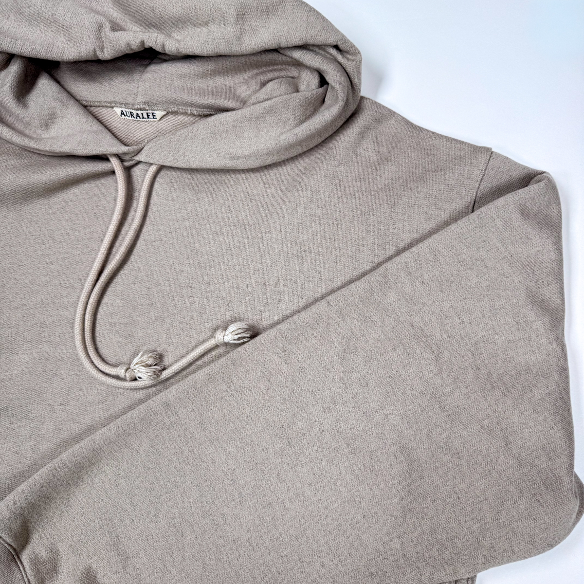 AURALEE A21AP01GU 21AW SUPER SOFT HEAVY SWEAT P/O PARKA 3 