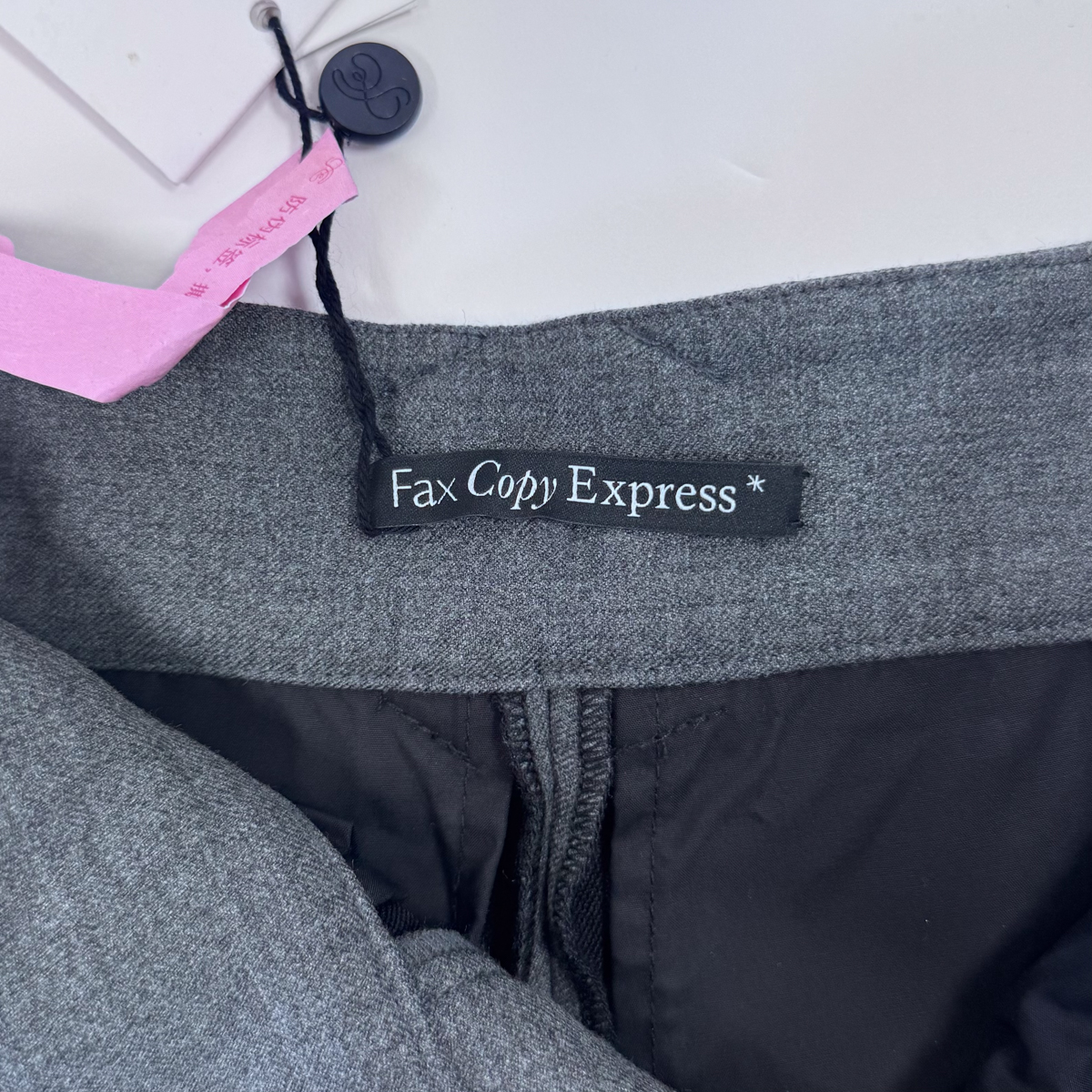 スーツ Fax Copy Express WIDE-LEG SUIT PANTS fax copy express WIDE-LEG SUIT PANTS S グレー - ARCHIVESTOCK