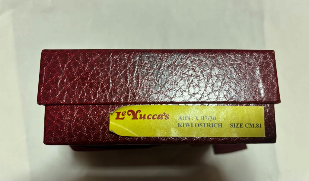 小物 Le Yucca's ART.Y 07/30Belt-OSTRICH KIWI Le Yucca's ART.Y 07/30Belt-OSTRICH KIWI Le Yucca's