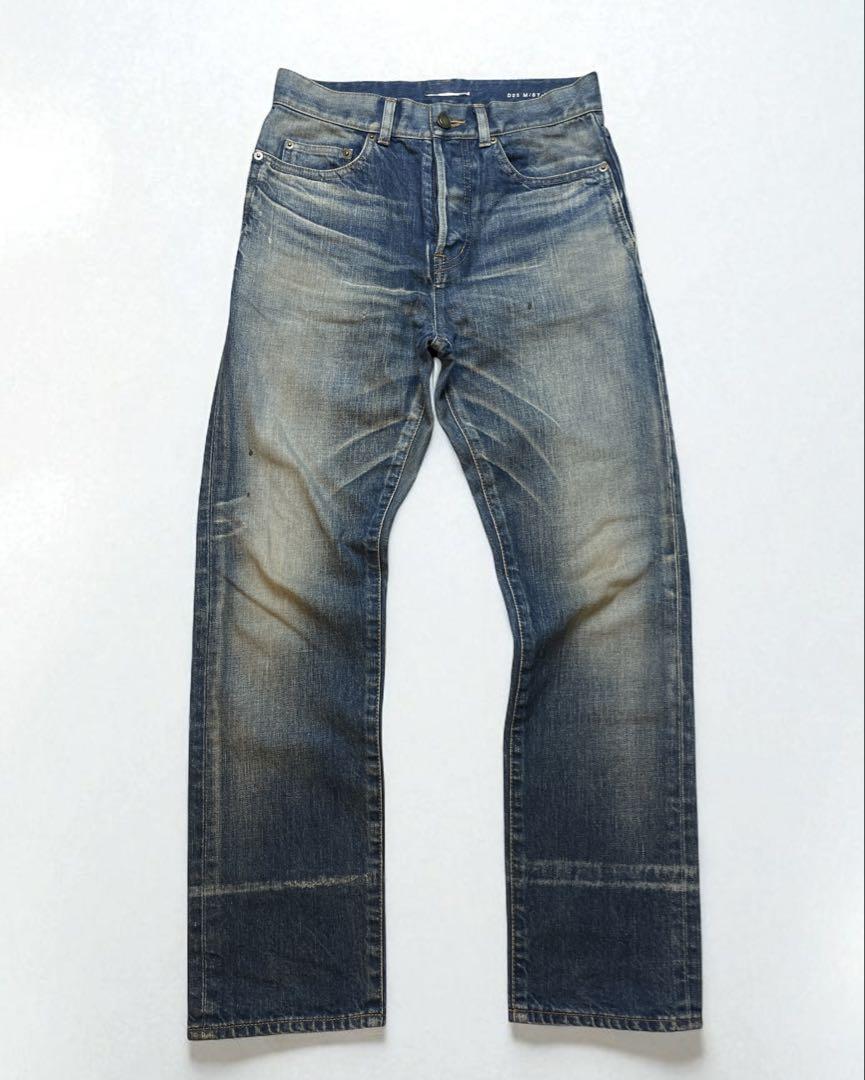SAINT LAURENT 2020 ヴィンテージ加工ストレートデニムパンツ26 SAINT LAURENT 2020 ヴィンテージ加工デニム 26