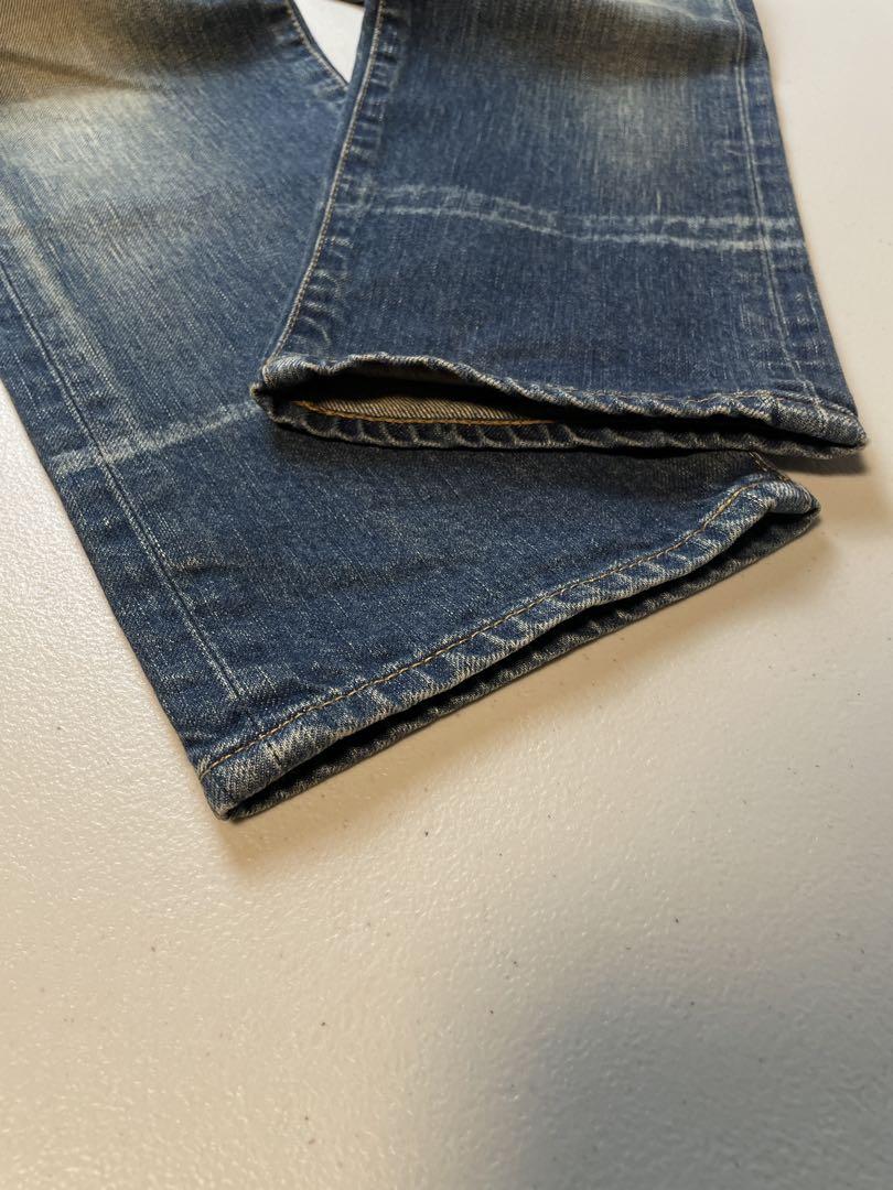 SAINT LAURENT 2020 ヴィンテージ加工ストレートデニムパンツ26 SAINT LAURENT 2020 ヴィンテージ加工ストレートデニムパンツ26