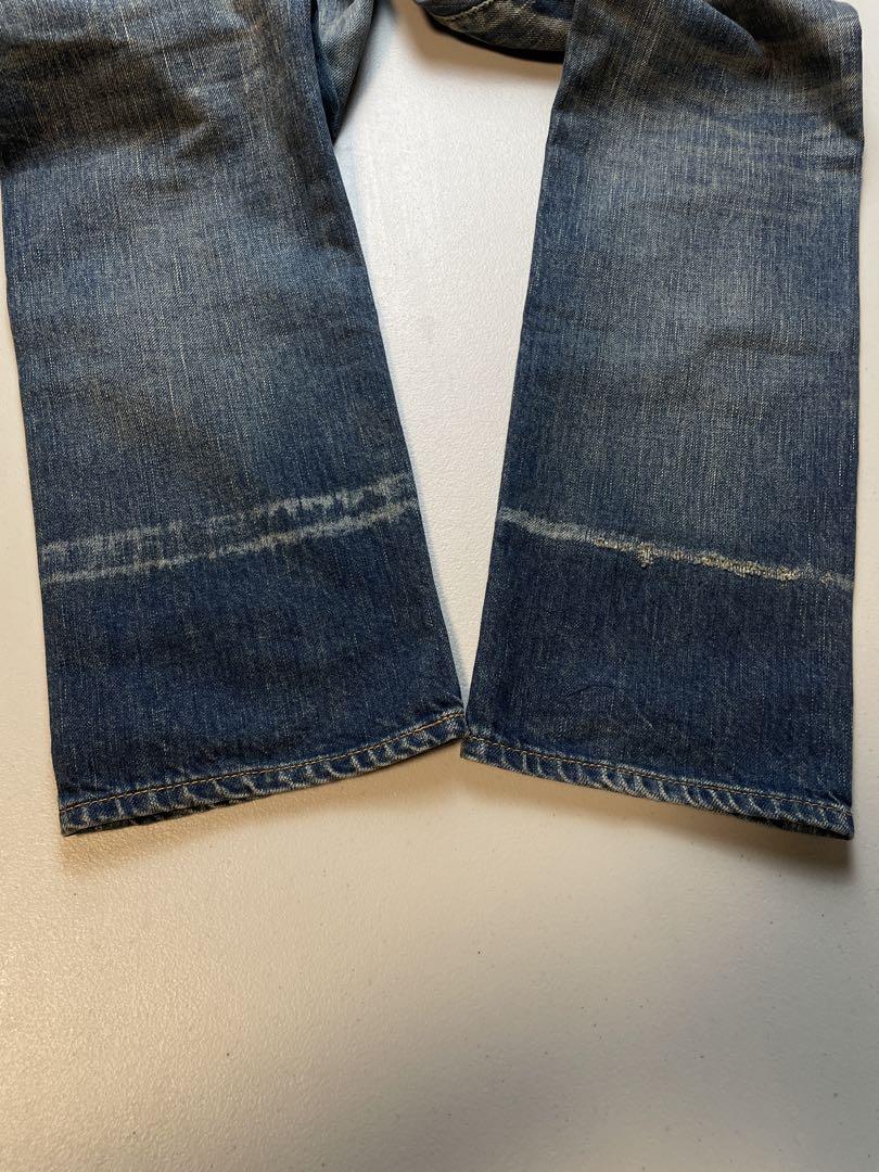 SAINT LAURENT 2020 ヴィンテージ加工ストレートデニムパンツ26 SAINT LAURENT 2020 ヴィンテージ加工デニム 26