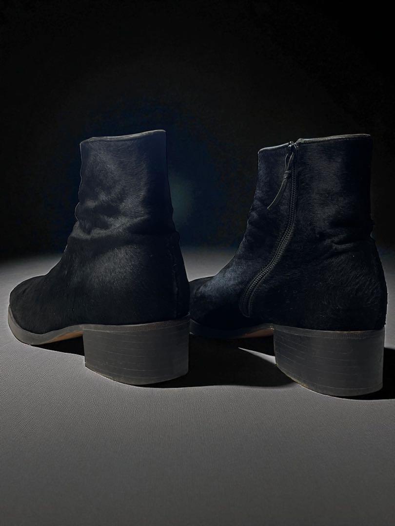 GUCCI - 黒ハラコサイドジップブーツ トムフォード期 - ARCHIVESTOCK