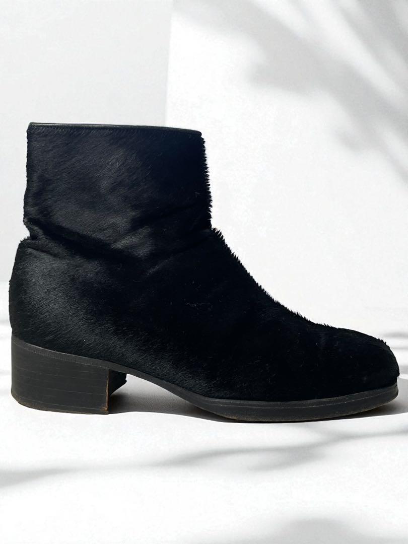 GUCCI - 黒ハラコサイドジップブーツ トムフォード期 - ARCHIVESTOCK