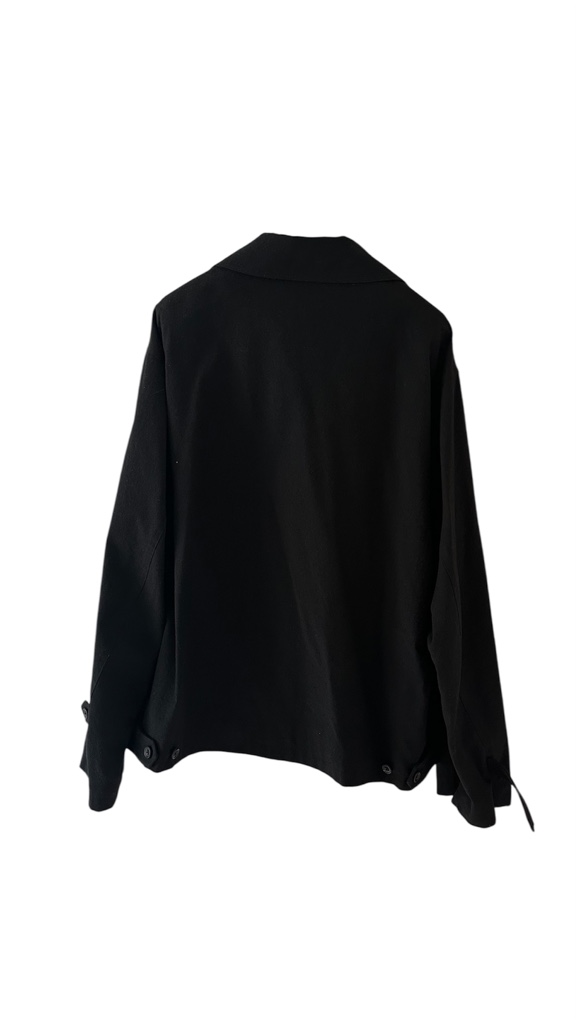 シュタインSILK NEP CLOTH DRIZZLER JACKET ssstein シュタイン】 SILK NEP CLOTH DRIZZLER JACKET / BLACK