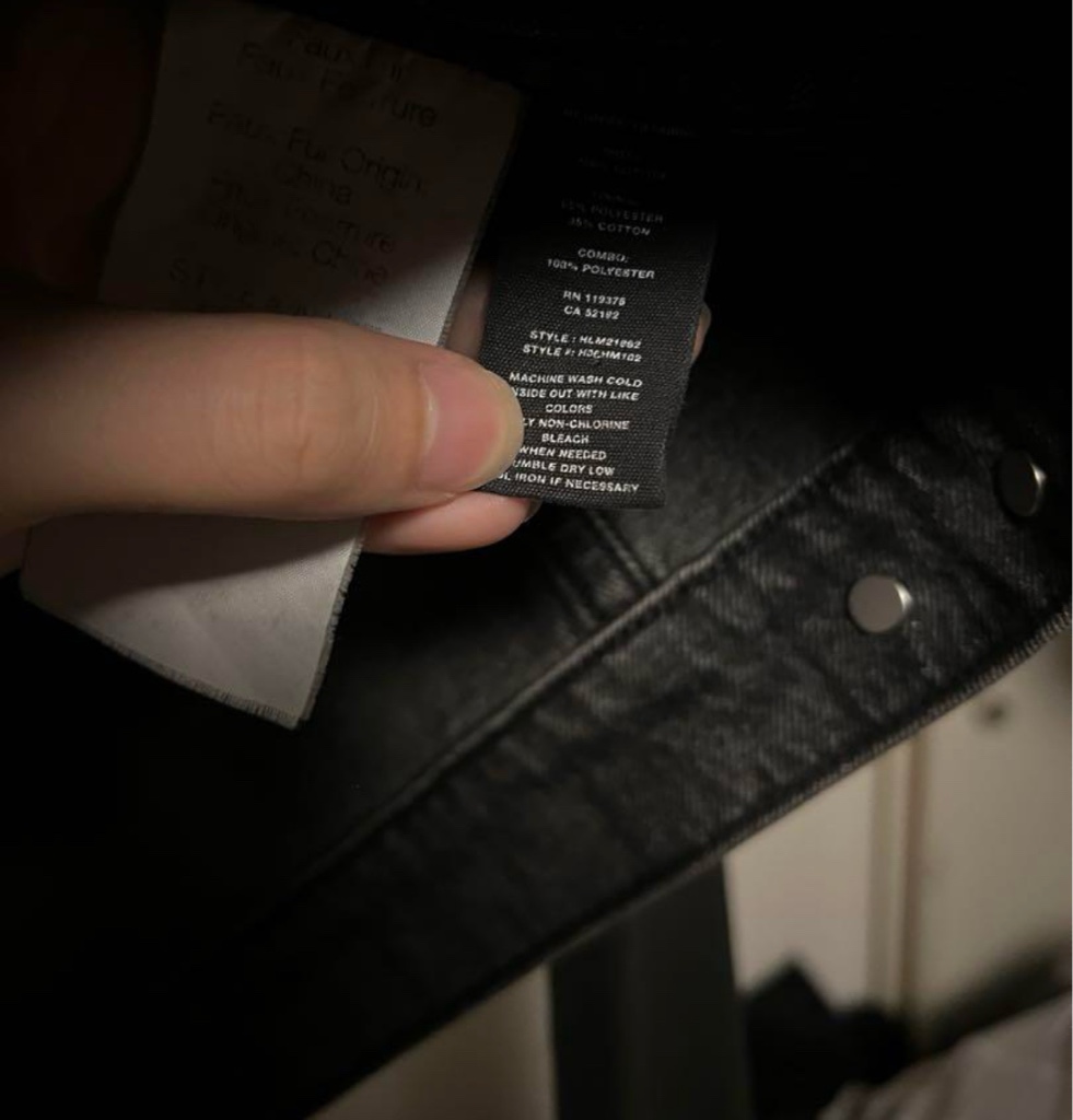 ジャケット・アウター Helmut Lang Fur Collar Wax Denim Jacket Helmut Lang Fur Collar Wax Denim Jacket コーティングデニム