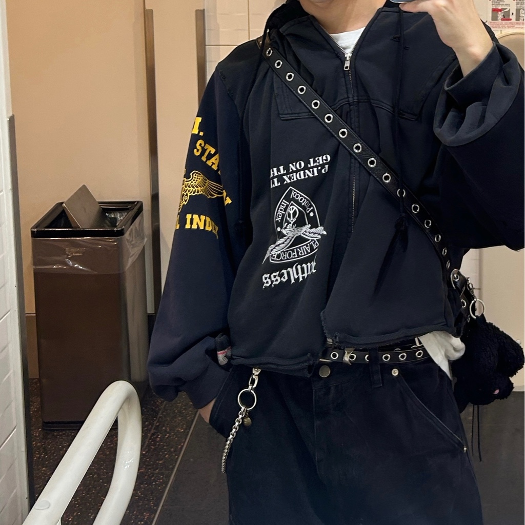 トップス project gr protocol index PROTOCOL INDEX PROJECT G/R UPSIDEDOWN ZIP HOODIE - ARCHIVESTOCK