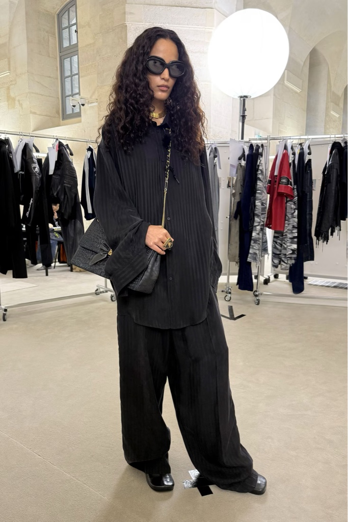 balenciaga 25FW ストライプフルイドパンツ - ARCHIVESTOCK