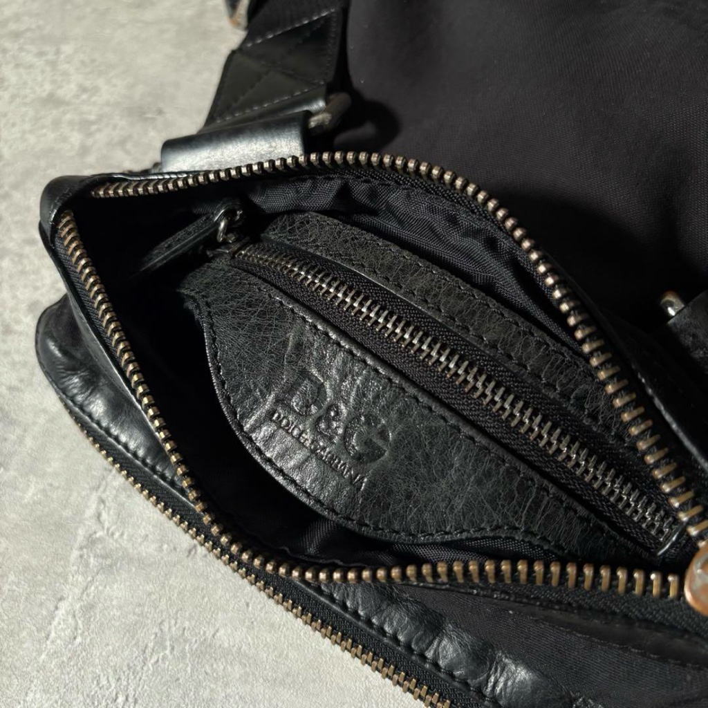 2000's DOLCE&GABBANA leather bag y2k - ARCHIVESTOCK