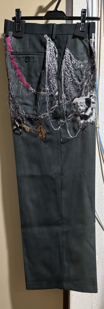 doublet 25AW Embroidered Chain チャコール パンツ doublet 25AW Embroidered Chain チャコール パンツ doublet＞25AW 2nd