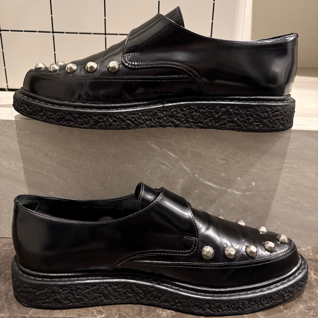 名作14FW SAINT LAURENT スタッズクリーパー42