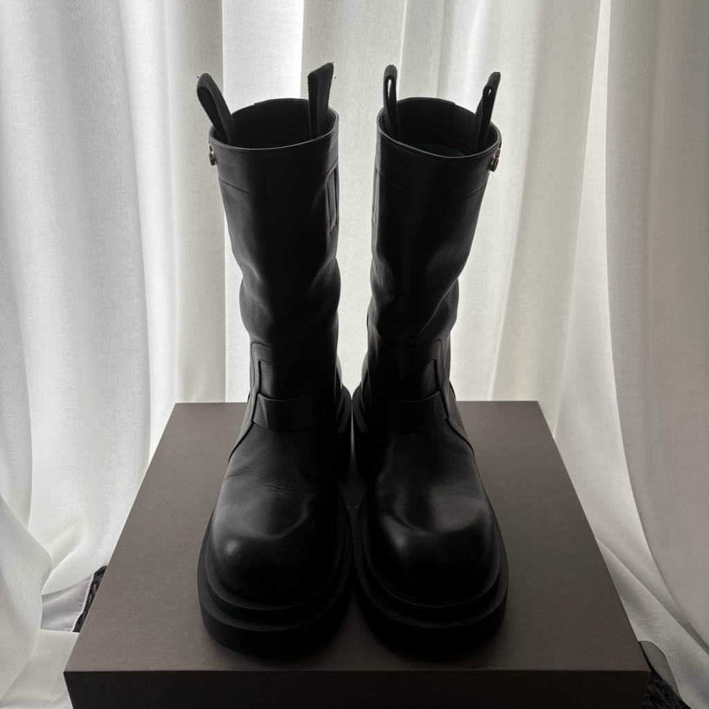 rick owens 24fw pull on bogun boots 42 - ARCHIVESTOCK