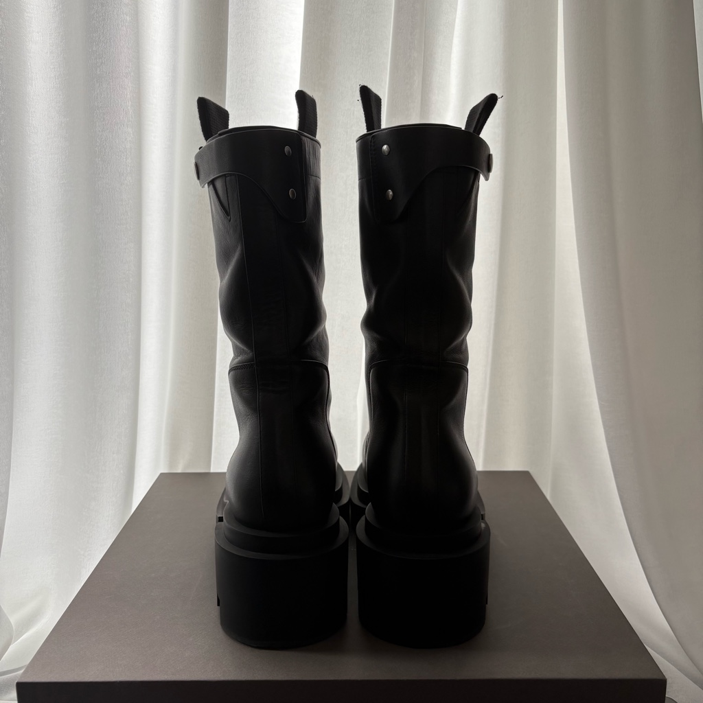 rick owens 24fw pull on bogun boots 42 - ARCHIVESTOCK
