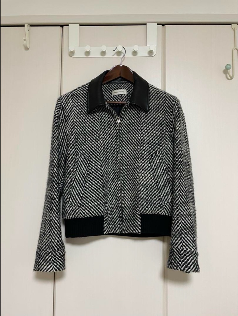 ERNEST W. BAKER 22aw ツイードハリントンジャケット ERNEST W. BAKER