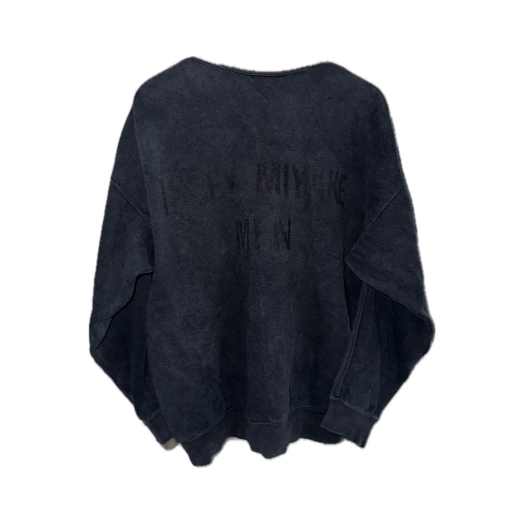 80s 筆タグ ISSEY MIYAKE MEN Logo Sweatshirt - ARCHIVESTOCK