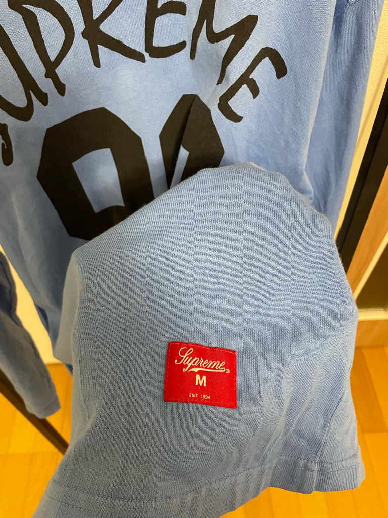 Supreme Twice モモ着用 99 L/S Football Top M - ARCHIVESTOCK