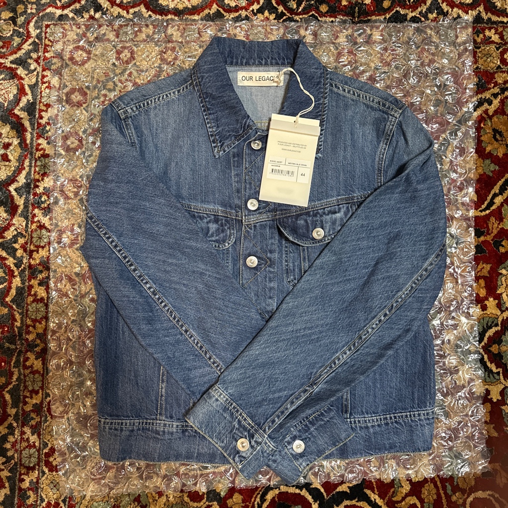 OUR LEGACY rodeo jacket デニムジャケットサイズ48 OUR LEGACY Rodeo Jacket 48 デニムジャケット - メルカリ