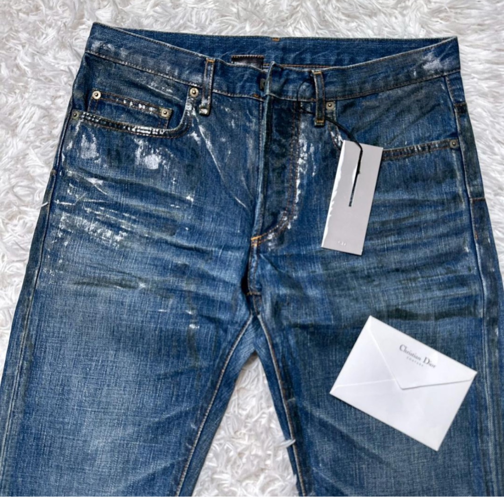 タグありDior homme ラスター デニム 爪痕 エディ期 aw06 - ARCHIVESTOCK