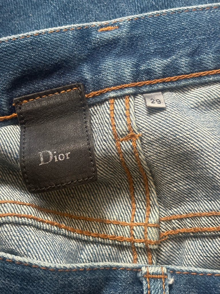 dior homme jake エディ期 デニム 29インチ フルレングス blue jeans