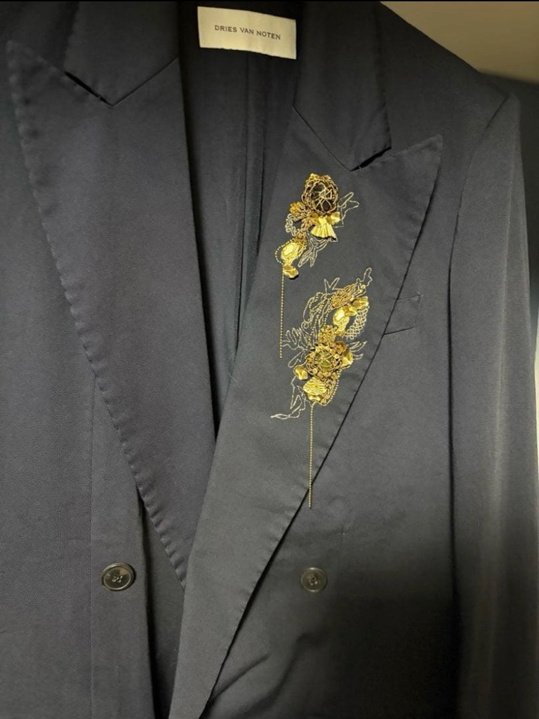 DRIES VAN NOTEN 25ss Embellished Blazer - ARCHIVESTOCK
