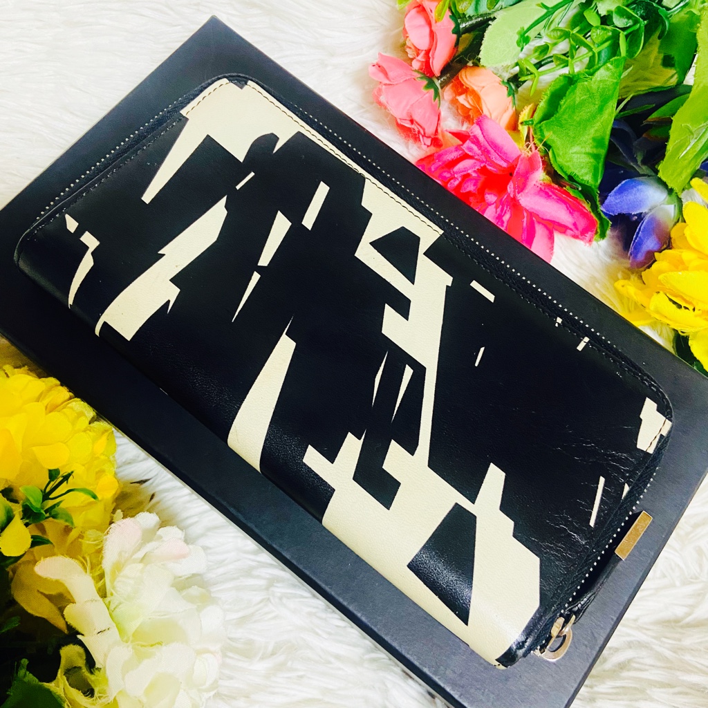 激シブ✨Dior Homme✨ディオールオム✨ラウンドジップ✨本革✨財布✨総 