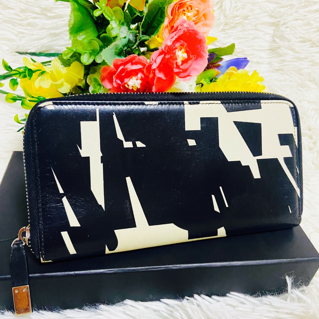 激シブ✨Dior Homme✨ディオールオム✨ラウンドジップ✨本革✨財布✨総 