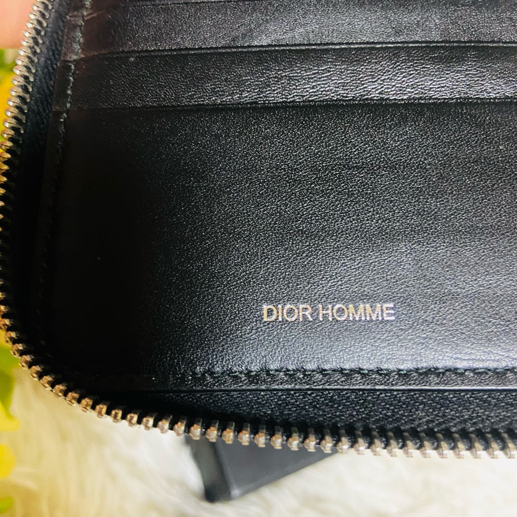 激シブ✨Dior Homme✨ディオールオム✨ラウンドジップ✨本革✨財布✨総 