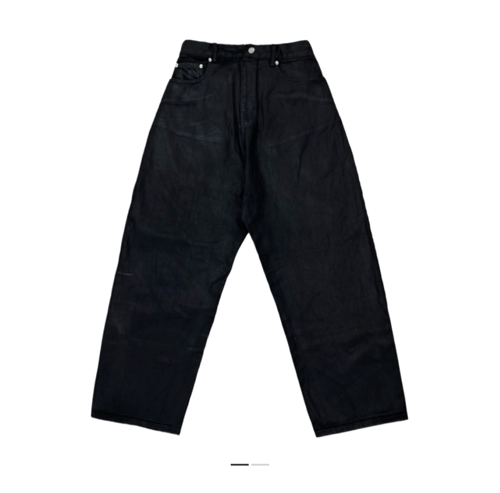 PROJECT GR】Coated Backward Denim Pants - ARCHIVESTOCK