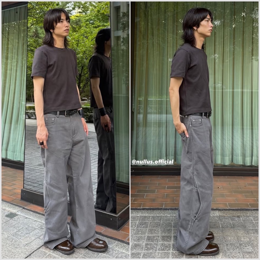 NULLUS】GREY ARROWS POCKET JEANS 2 - ARCHIVESTOCK