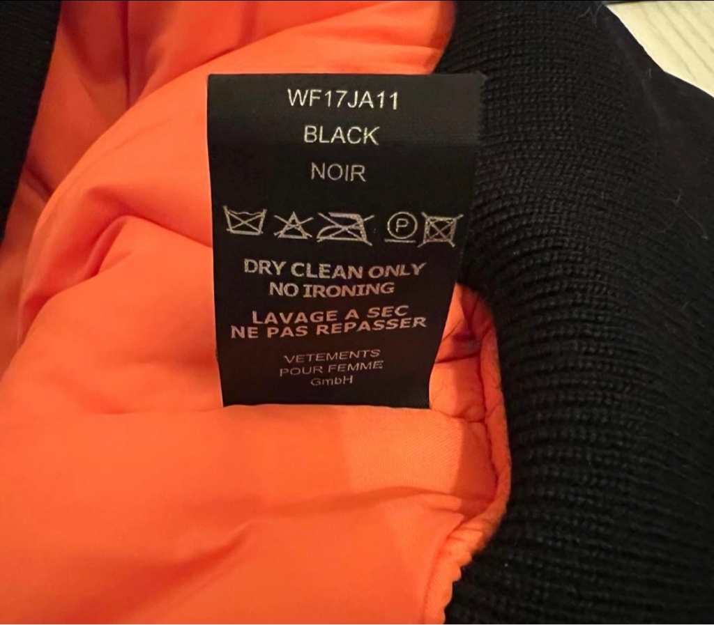 vetements 17aw TFD ボンバージャケット ma-1 - ARCHIVESTOCK