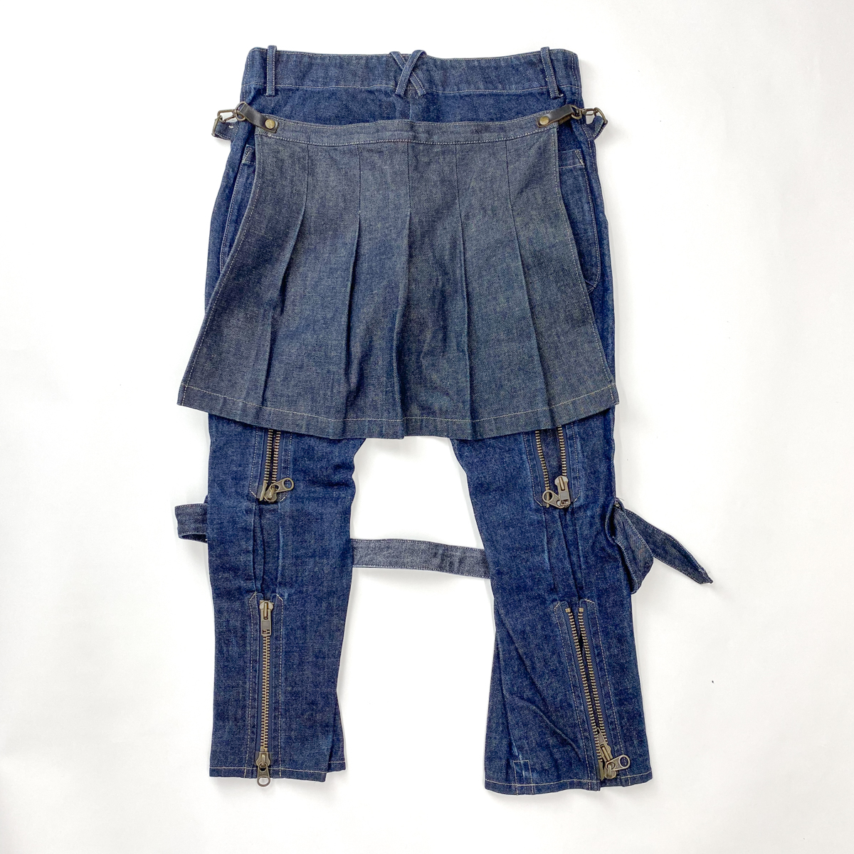 BEAUTY:BEAST BONDAGE DENIM PANTS - ARCHIVESTOCK