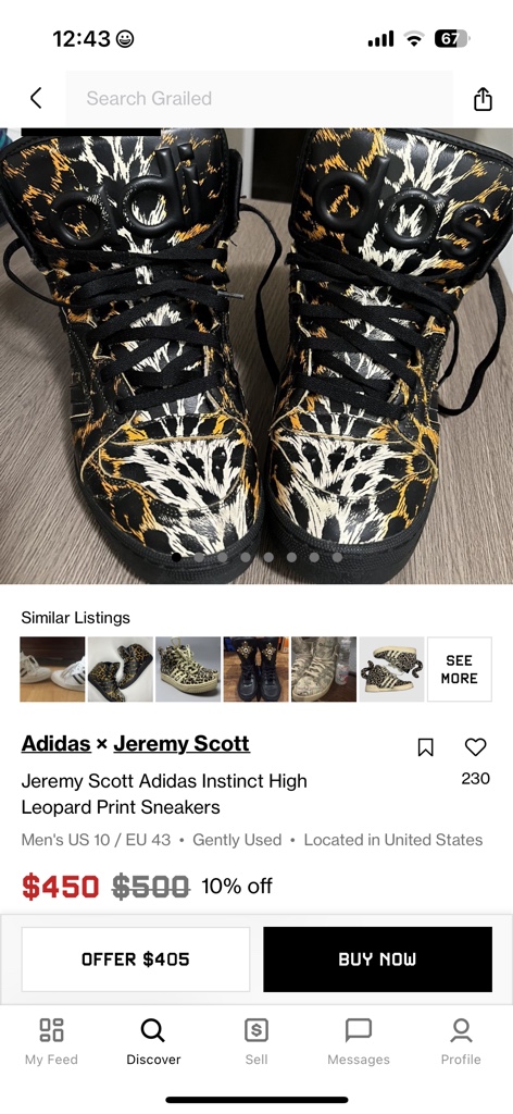希少adidas jeremy Scott leopard - ARCHIVESTOCK