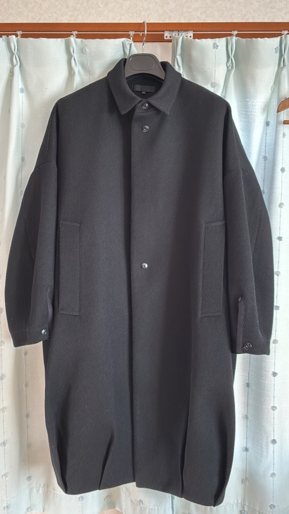 Omar Afridi BALOONED COCOON COAT （BLACK） - ARCHIVESTOCK