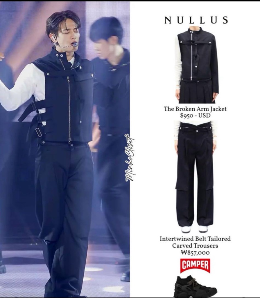 NULLUS 24aw Intertwined Beltテーラードカーブパンツ - ARCHIVESTOCK