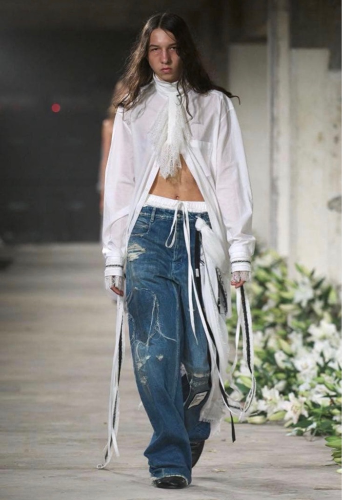 Ann Demeulemeester 25ss claire デニムパンツ - ARCHIVESTOCK