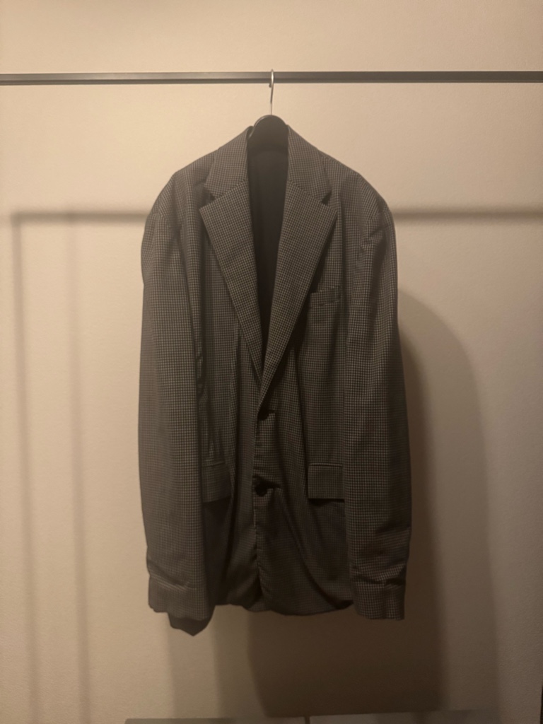 balenciaga 2020AWチェックテーラードジャケット - ARCHIVESTOCK