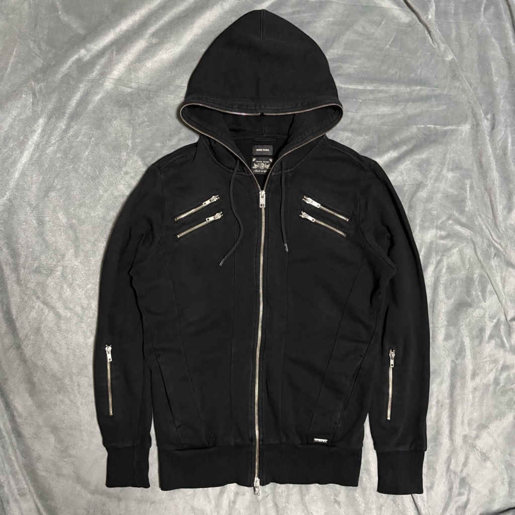00s DIESEL gimmick zip hoodie - ARCHIVESTOCK