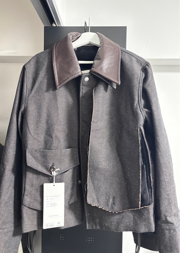 NULLUS 25AW PEELED OFF JACKET BROWN 深水光太着用サイズ - ARCHIVESTOCK