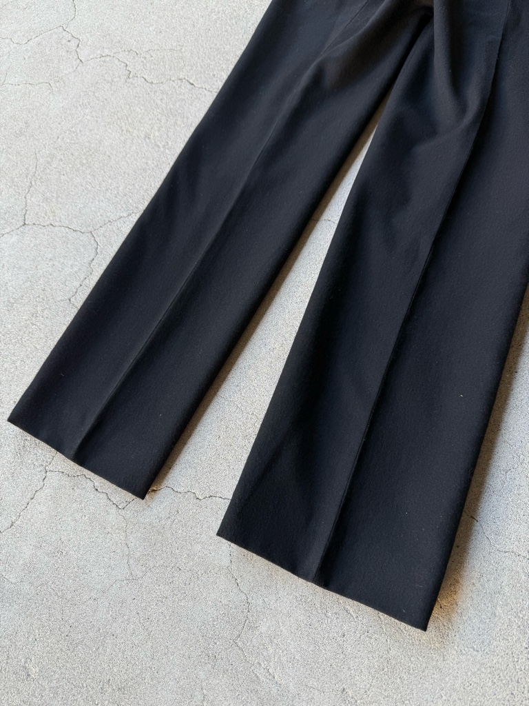 パンツ PRADA 16AW Archive Virgin Wool Slacks PRADA 16AW Archive Black Virgin Wool Slacks - ARCHIVESTOCK