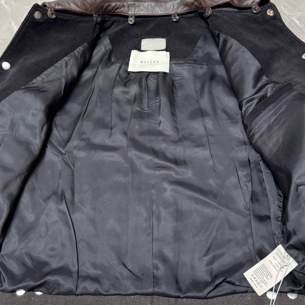 NULLUS】25AW PEELED OFF JACKET IN BROWN - ARCHIVESTOCK NULLUS】25AW PEELED OFF JACKET IN BROWN - ARCHIVESTOCK