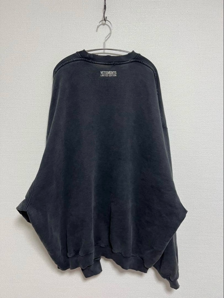 vetements 22aw オリジナル 刺繍 スウェット - ARCHIVESTOCK