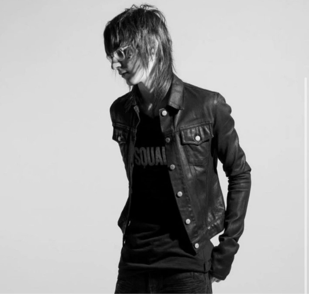 HELMUT LANG 本人期 1999 extra long sleeve coated denim jacket