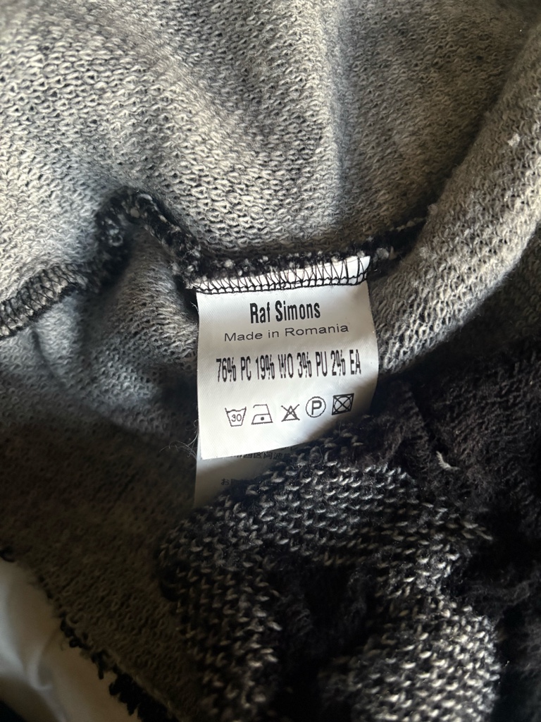 RAF SIMONS archive 03aw CLOSER期 ノルディック柄 タートルネック