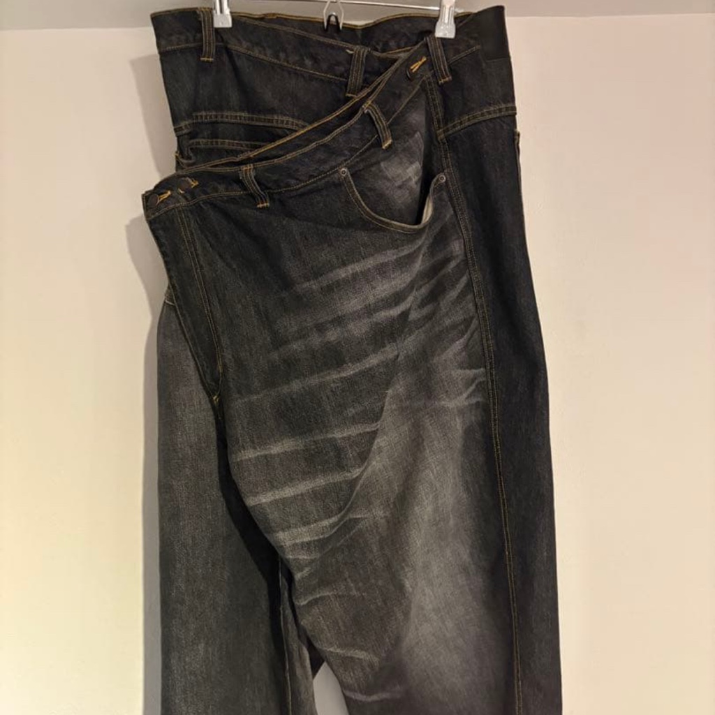 orimi OVERLAP BUGGY DEMIM PANTS 25ss - ARCHIVESTOCK