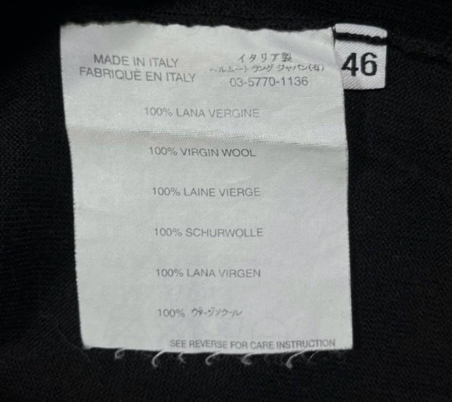 HELMUT LANG 2003FW Bondage Sweater - ARCHIVESTOCK