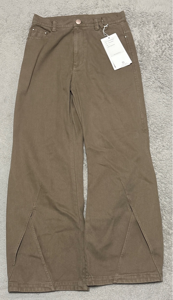 NULLUS 25ss INTERTWINED JEANS WASHED BROWN 深水光太さん着用