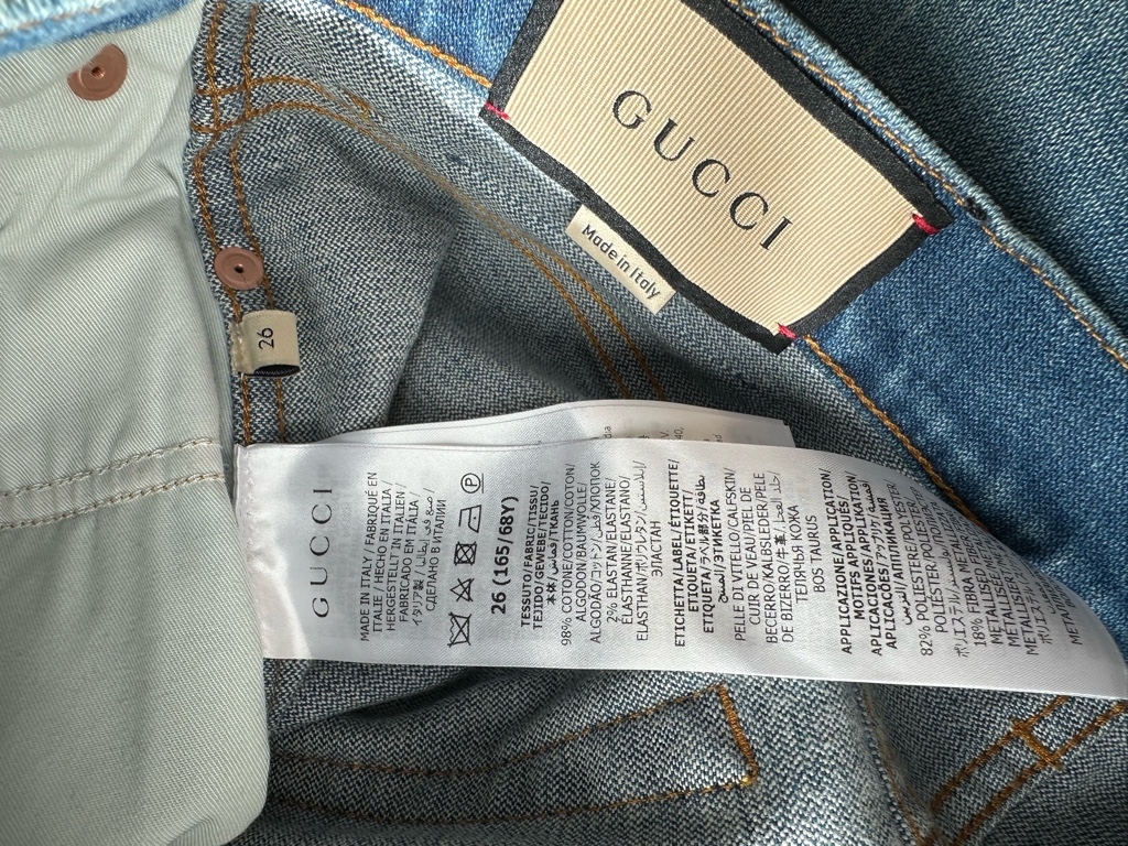 GUCCI ラペル付きフレアパンツ - ARCHIVESTOCK