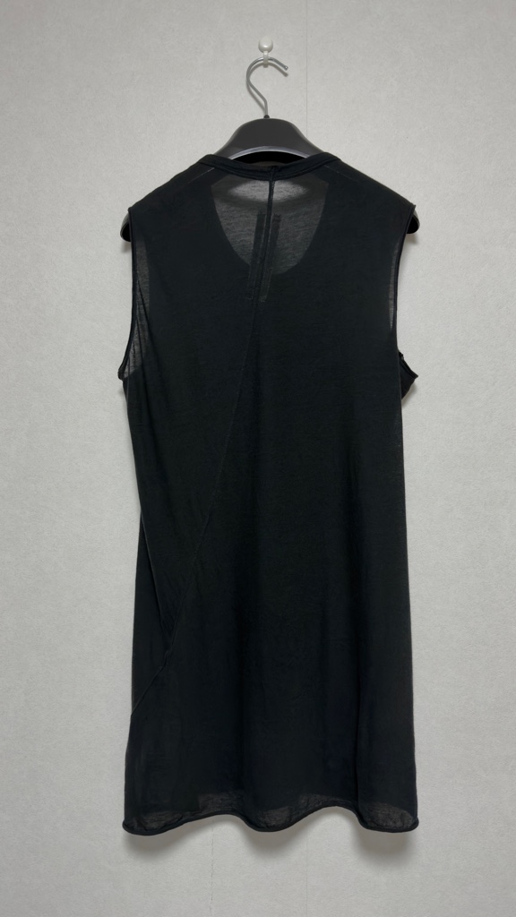 リックオウエンス Rick Owens ブラック EDFU Basic ノースリーブタンク 