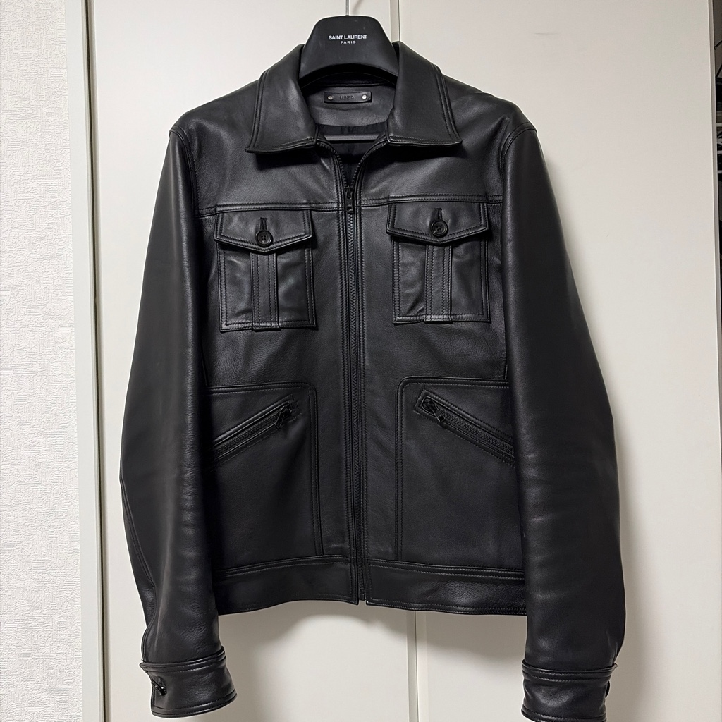 MINEDENIM 23ss Leather Zipup Loose JKT